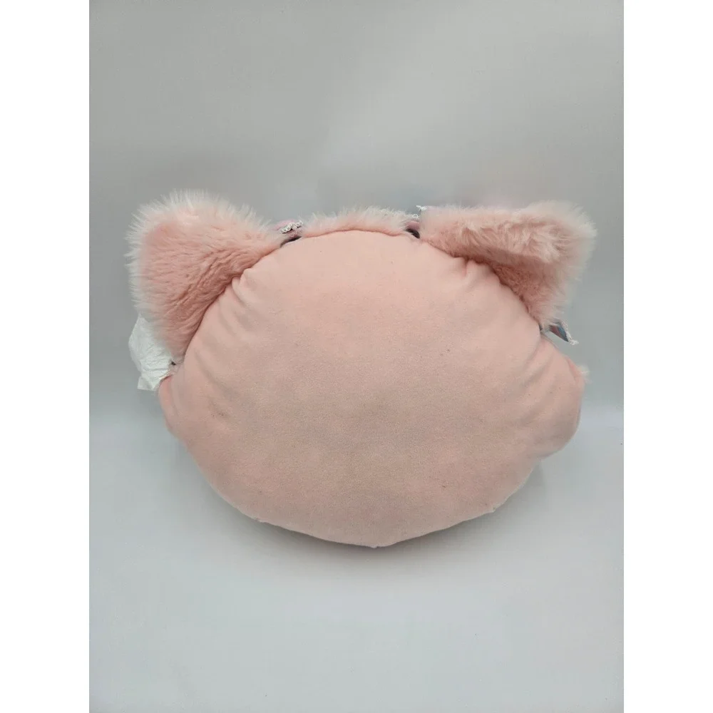 Sanrio Hello Kitty Charmmy Kitty Reversible Plush Pillow Pink White Striped Bows